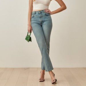 Reformation Liza Ultra High Rise Straight Jeans